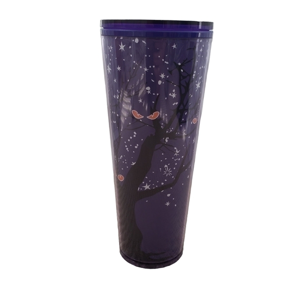 Starbucks 2022 Halloween Cat Eyes Glow In The Dark Acrylic Tumbler Venti - Picture 1 of 4